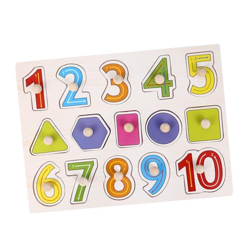 Milisten Holz Puzzle für Montessori Lernspielzeug aus Holz Pädagogisches Kreatives Zahlenpuzzle Motorikfördernd Geeignet für Jungen und Mädchen zur Frühen Milisten Holz Puzzle für Montessori Lernspielzeug aus Holz Pädagogisches Kreatives Zahlenpuzzle Motorikfördernd Geeignet für Jungen und Mädchen zur Frühen von Milisten