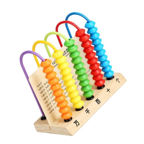Milisten Holz abakus Lernspielzeug für Pädagogisches Rechenspiel mit Bunten Perlen Montessori Mathe Rechnen Feinmotorik und Hand Auge koordination für Jungen und Mädchen Ab Jahren Milisten Holz abakus Lernspielzeug für Pädagogisches Rechenspiel mit Bunten Perlen Montessori Mathe Rechnen Feinmotorik und Hand Auge koordination für Jungen und Mädchen Ab Jahren von Milisten