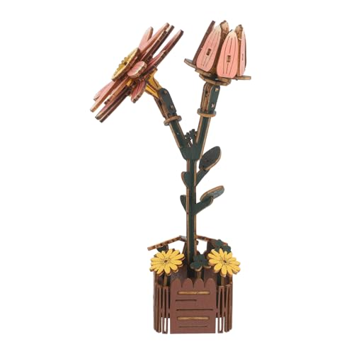Milisten Holzblumen Puzzle Daisy DIY Bastelset Holz Modellbau Geschenk Geburtstag Anlass Dekoration Tisch Wohnzimmer Milisten Holzblumen Puzzle Daisy DIY Bastelset Holz Modellbau Geschenk Geburtstag Anlass Dekoration Tisch Wohnzimmer von Milisten