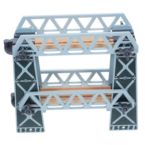 Milisten Holzeisenbahn Brücke Aufsetzmodell aus Robustem Holz Abnehmbare Doppelte für Kreative Zugstrecken Fördert Motorische Fähigkeiten und Logisches Denken bei Kleinkindern und Kindern Milisten Holzeisenbahn Brücke Aufsetzmodell aus Robustem Holz Abnehmbare Doppelte für Kreative Zugstrecken Fördert Motorische Fähigkeiten und Logisches Denken bei Kleinkindern und Kindern von Milisten