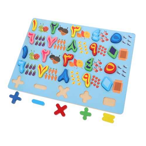 Milisten Holzpuzzle Arabische Zahlen Lernspielzeug für Mittelgroß Blau Kognitives Lernspielzeug Beobachtung und Denkvermögen Sicher und Langlebig Milisten Holzpuzzle Arabische Zahlen Lernspielzeug für Mittelgroß Blau Kognitives Lernspielzeug Beobachtung und Denkvermögen Sicher und Langlebig von Milisten