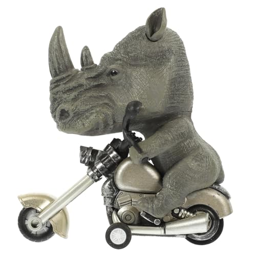 Milisten Inertia Motorbike mit Tiermotiv Rhinozeros Reibungsbetriebenes Kinderfahrzeug aus Hochwertigem Kunststoff Sicher und Langlebig Fördert Eltern Junge Mädchen interaktion und Milisten Inertia Motorbike mit Tiermotiv Rhinozeros Reibungsbetriebenes Kinderfahrzeug aus Hochwertigem Kunststoff Sicher und Langlebig Fördert Eltern Junge Mädchen interaktion und von Milisten