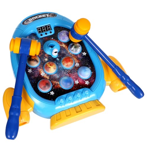 Milisten Interaktives Weltraum Hämmer für Musikfunktion Rhythmusförderndes Sicheres Kunststoffspielzeug für Kleinkinder Pädagogisches Hämmer Pop Up Spiel Reaktionsförderndes Lernspielzeug Milisten Interaktives Weltraum Hämmer für Musikfunktion Rhythmusförderndes Sicheres Kunststoffspielzeug für Kleinkinder Pädagogisches Hämmer Pop Up Spiel Reaktionsförderndes Lernspielzeug von Milisten