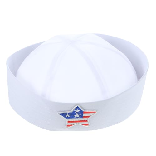 Milisten Kapitänsmütze Matrosenhut Weiß Kostüm Accessoire für Segelparty Cosplay und Themenfest Milisten Kapitänsmütze Matrosenhut Weiß Kostüm Accessoire für Segelparty Cosplay und Themenfest von Milisten