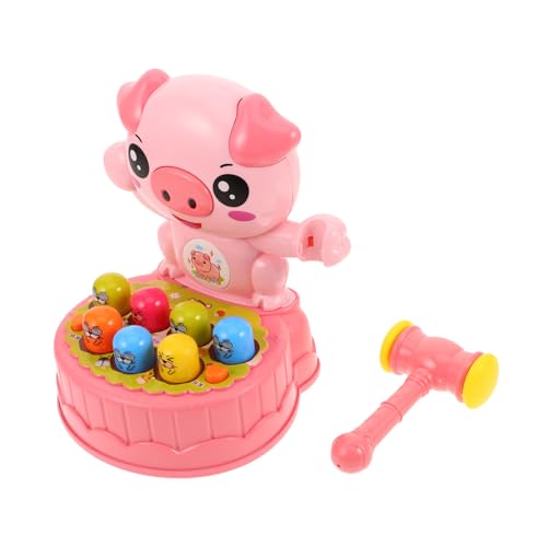 Milisten Kinderklopfspielzeug Kleines Schwein Interaktives Montessori Pounding Toy für Junge Mädchen Fördert Motorik Muskelkraft und Hand-Auge-koordination Kreatives Lernspiel für Mädchen Milisten Kinderklopfspielzeug Kleines Schwein Interaktives Montessori Pounding Toy für Junge Mädchen Fördert Motorik Muskelkraft und Hand-Auge-koordination Kreatives Lernspiel für Mädchen von Milisten