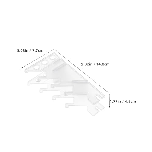 Milisten Klares Finger Skateboard Display Regal aus Robustem Kunststoff Praktischer Aufbewahrungsständer für Fingeboard Sammler Vielseitig Einsetzbar für Zuhause Büro und Ausstellungen Milisten Klares Finger Skateboard Display Regal aus Robustem Kunststoff Praktischer Aufbewahrungsständer für Fingeboard Sammler Vielseitig Einsetzbar für Zuhause Büro und Ausstellungen von Milisten