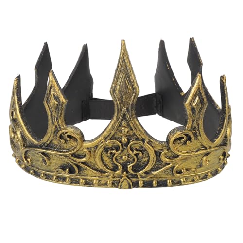 Milisten Königskrone für Jungen: Königliches Verkleidungskostüm-zubehör, Hut, Party-kopfbedeckung, Cosplay-requisite, Mittelalterliche Königs-requisite für Halloween Und Geburtstagsdekoration Milisten Königskrone für Jungen: Königliches Verkleidungskostüm-zubehör, Hut, Party-kopfbedeckung, Cosplay-requisite, Mittelalterliche Königs-requisite für Halloween Und Geburtstagsdekoration von Milisten