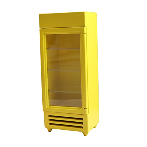 Milisten Kühlschrank Für Puppenhaus Dekoration Realistische Details Perfektes Zubehör Für DIY Und Miniaturküchen Für Kinderzimmer Und von Milisten