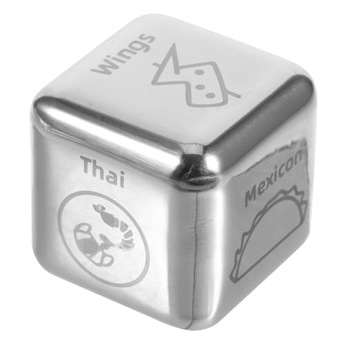 Milisten Metal Food Decision Dice Langlebig und Stabil Vielseitig für Familienessen und Partys Fördert Neue Geschmackserlebnisse Praktischer Essensauswahlwürfel für Freunde Milisten Metal Food Decision Dice Langlebig und Stabil Vielseitig für Familienessen und Partys Fördert Neue Geschmackserlebnisse Praktischer Essensauswahlwürfel für Freunde von Milisten