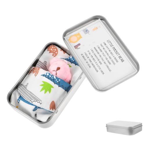 Milisten Mini Plüschbär in Dose Kuschelspielzeug für Mädchen Niedliches Bärenornament Kinderzimmer Dekoration Geschenkidee für Geburtstag und Party Milisten Mini Plüschbär in Dose Kuschelspielzeug für Mädchen Niedliches Bärenornament Kinderzimmer Dekoration Geschenkidee für Geburtstag und Party von Milisten