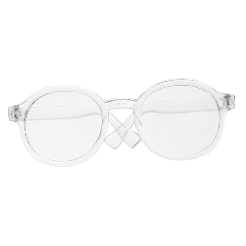 Milisten Mini Puppenbrille Transparent Kunststoff Brillengestell Für Baumwollpuppe Dekorative Runde Zubehör Zum Puppenkleid Anpassen Milisten Mini Puppenbrille Transparent Kunststoff Brillengestell Für Baumwollpuppe Dekorative Runde Zubehör Zum Puppenkleid Anpassen von Milisten