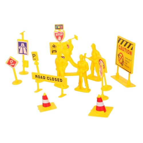 Milisten Mini Verkehrsschilder und Verkehrsleitkegel Detailreiche Straßenbau-spielzeugfiguren für Bildungszwecke Tragbares Lernspielzeug Kreativität und Teamarbeit bei Kindern Milisten Mini Verkehrsschilder und Verkehrsleitkegel Detailreiche Straßenbau-spielzeugfiguren für Bildungszwecke Tragbares Lernspielzeug Kreativität und Teamarbeit bei Kindern von Milisten