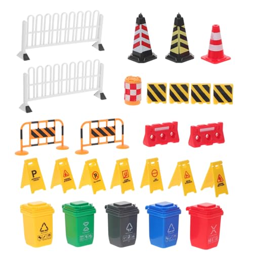 Milisten Miniatur Baustellen Verkehrszeichen Robuster Miniatur Straßenabsperrungen Kreative Lernspielzeuge für Fördert Verkehrsbildung und Problemlösung Milisten Miniatur Baustellen Verkehrszeichen Robuster Miniatur Straßenabsperrungen Kreative Lernspielzeuge für Fördert Verkehrsbildung und Problemlösung von Milisten