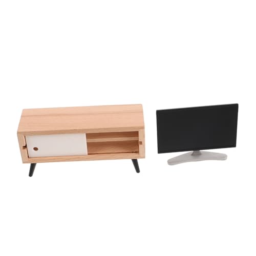 Milisten Miniatur Fernseher Set für Puppenhaus Maßstab LCD Bildschirm mit Tv Schrank Zubehör für Wohnzimmer und Schlafzimmer Vielseitige Nutzung für Kreatives Milisten Miniatur Fernseher Set für Puppenhaus Maßstab LCD Bildschirm mit Tv Schrank Zubehör für Wohnzimmer und Schlafzimmer Vielseitige Nutzung für Kreatives von Milisten