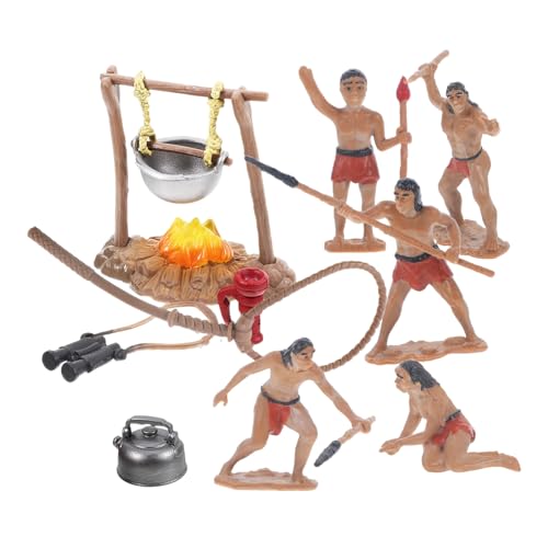 Milisten Miniatur Primitive Männer Modelle Simulation Camping Zubehör Kleine Mikrolandschaft Deko Stabil und Leicht Geschenk für Deko für Zuhause und Garten Milisten Miniatur Primitive Männer Modelle Simulation Camping Zubehör Kleine Mikrolandschaft Deko Stabil und Leicht Geschenk für Deko für Zuhause und Garten von Milisten
