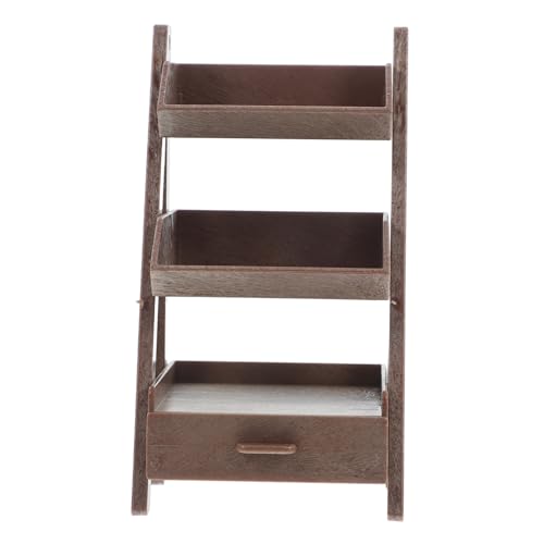 Milisten Miniatur Stufiges Regal aus Robustem Kunststoff Mini Puppenhaus Zubehör für Kreative Szenen Tragbares Kompaktes Display für Bücher und Miniaturmodelle Dekoratives Puppenmöbel Milisten Miniatur Stufiges Regal aus Robustem Kunststoff Mini Puppenhaus Zubehör für Kreative Szenen Tragbares Kompaktes Display für Bücher und Miniaturmodelle Dekoratives Puppenmöbel von Milisten