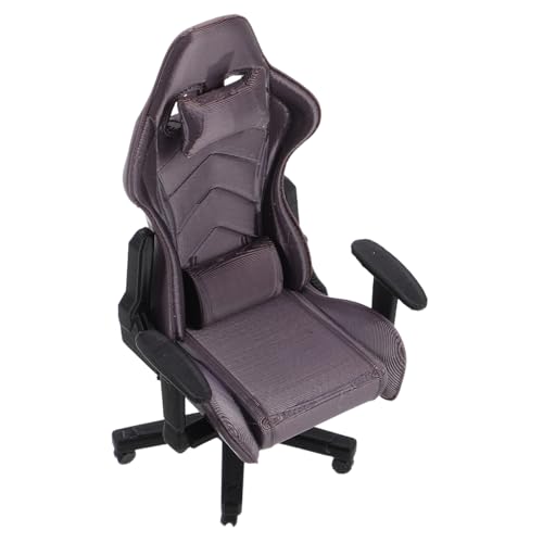 Milisten Dollhouse Miniature Gaming Chair Modell Maßstab Miniatur Schreibtischstuhl Für Puppenhaus Für Büro- Und Sammler Detailgetreue Gaming-möbel Milisten Dollhouse Miniature Gaming Chair Modell Maßstab Miniatur Schreibtischstuhl Für Puppenhaus Für Büro- Und Sammler Detailgetreue Gaming-möbel von Milisten