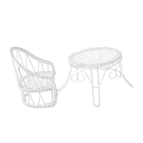 Milisten Miniatur Tisch und Stuhlset Miniaturmöbel Landschaftsdekoration Puppenhaus Deko Einfach zu Reinigen Elegantes Mikro Garten Accessoire für Desktop und Fotografie Milisten Miniatur Tisch und Stuhlset Miniaturmöbel Landschaftsdekoration Puppenhaus Deko Einfach zu Reinigen Elegantes Mikro Garten Accessoire für Desktop und Fotografie von Milisten