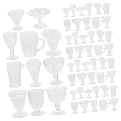 Milisten Miniatur Weingläser Mini Transparente Miniaturbecher Puppenhaus Dekoration Realistische Mini Wasserbecher für Puppenhaus DIY Zubehör Teilig pro Packung Milisten Miniatur Weingläser Mini Transparente Miniaturbecher Puppenhaus Dekoration Realistische Mini Wasserbecher für Puppenhaus DIY Zubehör Teilig pro Packung von Milisten