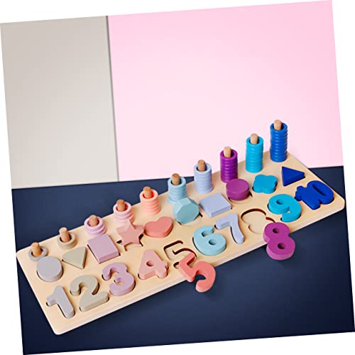 Milisten Montessori Holzpuzzle Zahlen und Formen Lernspielzeug für Kleinkinder Geometrisches Steckspiel mit Bunten Zahlen Fördert Kognitive Fähigkeiten Hand Auge Koordination und Logisches Milisten Montessori Holzpuzzle Zahlen und Formen Lernspielzeug für Kleinkinder Geometrisches Steckspiel mit Bunten Zahlen Fördert Kognitive Fähigkeiten Hand Auge Koordination und Logisches von Milisten