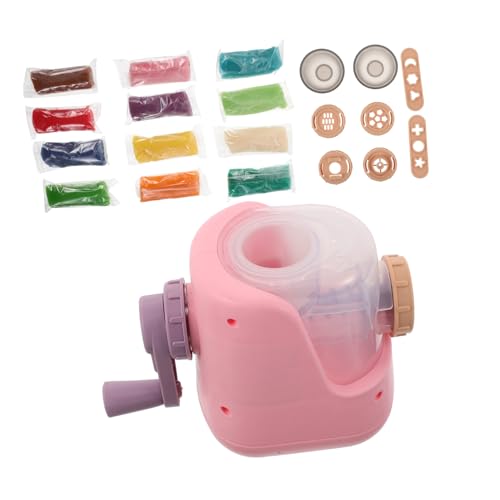 Milisten Nudelmaschine DIY Modelliermasse Bunte Knetmasse Nudelhersteller mit Handkurbel Kreatives Küchen Spielset für Mädchen Jungen Lufttrocknend Pädagogisch Langlebig Milisten Nudelmaschine DIY Modelliermasse Bunte Knetmasse Nudelhersteller mit Handkurbel Kreatives Küchen Spielset für Mädchen Jungen Lufttrocknend Pädagogisch Langlebig von Milisten