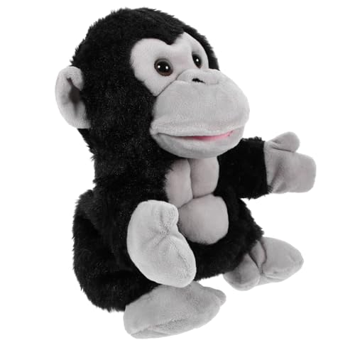 Milisten Plüsch Gorilla Handpuppe Kuscheltier Handpuppen für Monate Interaktive Tierhandpuppe zum Geschichtenerzählen und Rollenspiel Fördert Motorik und Kommunikation Milisten Plüsch Gorilla Handpuppe Kuscheltier Handpuppen für Monate Interaktive Tierhandpuppe zum Geschichtenerzählen und Rollenspiel Fördert Motorik und Kommunikation von Milisten