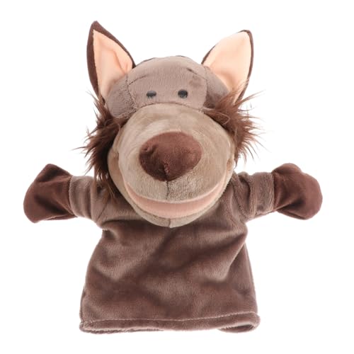 Milisten Plüsch Handpuppe Wolf aus Hochwertigem Material Beweglicher Mund Interaktives für Kommunikation und Motorik für Jungen und Mädchen Waschbar und Flauschig Milisten Plüsch Handpuppe Wolf aus Hochwertigem Material Beweglicher Mund Interaktives für Kommunikation und Motorik für Jungen und Mädchen Waschbar und Flauschig von Milisten