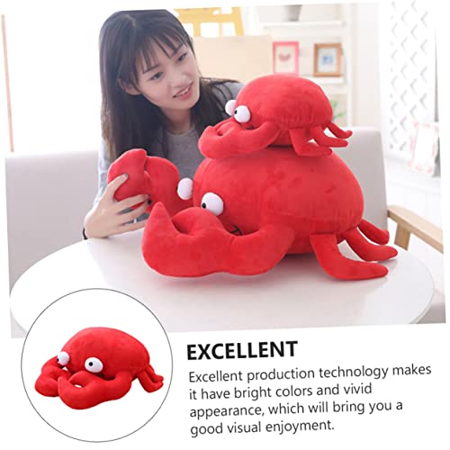 Milisten Plüsch Krabbenkissen Sofa Kuscheltier aus Sicherem PP Baumwollmaterial Gefüllt Langlebig Dekoratives für Wohnzimmer und Schlafzimmer Milisten Plüsch Krabbenkissen Sofa Kuscheltier aus Sicherem PP Baumwollmaterial Gefüllt Langlebig Dekoratives für Wohnzimmer und Schlafzimmer von Milisten
