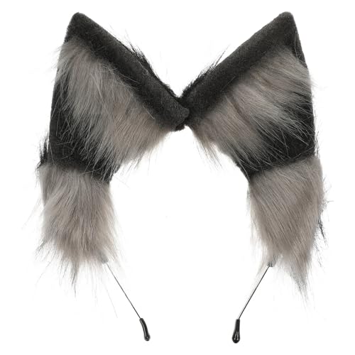 Milisten Plüsch Wolfsohren Stirnband aus Weichem Kunstfell Kuscheliges Animal Hair Accessory für Mädchen Geeignet für Cosplay Karneval Weihnachtsfeier und Party zubehör Milisten Plüsch Wolfsohren Stirnband aus Weichem Kunstfell Kuscheliges Animal Hair Accessory für Mädchen Geeignet für Cosplay Karneval Weihnachtsfeier und Party zubehör von Milisten