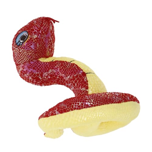 Milisten Plüschschlange Kuscheltier Realistisch Detailreich Weiches Stofftier Scherzartikel für Halloween Rollenspiel Rote Jahr der Schlange Glücksbringer Milisten Plüschschlange Kuscheltier Realistisch Detailreich Weiches Stofftier Scherzartikel für Halloween Rollenspiel Rote Jahr der Schlange Glücksbringer von Milisten