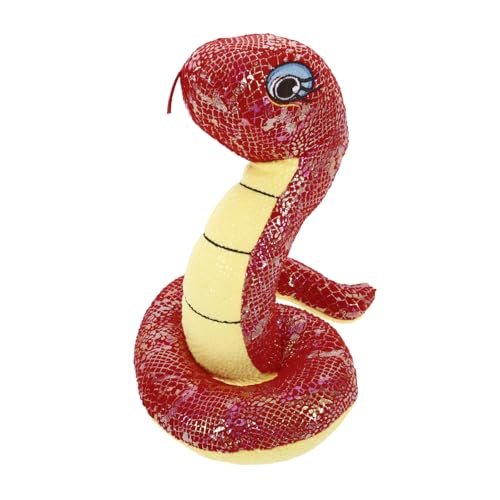 Milisten Plüschschlange mit Pailletten Realistisches Schlangenspielzeug Gefüllt Jahr der Schlange Glücksfigur Rotes Kuscheltier für Partys und Halloween Täuschend Echtes Schlangenmodell Milisten Plüschschlange mit Pailletten Realistisches Schlangenspielzeug Gefüllt Jahr der Schlange Glücksfigur Rotes Kuscheltier für Partys und Halloween Täuschend Echtes Schlangenmodell von Milisten