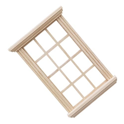 Milisten Puppenhaus Zubehör Realistischer Fensterrahmen Leichtes Modell Kreatives Möbel Accessoire für Kleine Puppenhäuser zum Basteln und Dekorieren Milisten Puppenhaus Zubehör Realistischer Fensterrahmen Leichtes Modell Kreatives Möbel Accessoire für Kleine Puppenhäuser zum Basteln und Dekorieren von Milisten