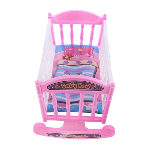 Milisten 1stück Doll Crib Für Mädchen Puppenbett Spielzeug Für Puppenhäuser Zubehör Für Rollenspiel Bettwäsche Milisten 1stück Doll Crib Für Mädchen Puppenbett Spielzeug Für Puppenhäuser Zubehör Für Rollenspiel Bettwäsche von Milisten