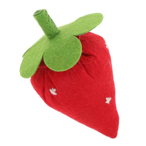 Milisten Realistische Filz Erdbeere Montessori aus Robustem Stoff Abnehmbare DIY Frucht Deko für Kinderzimmer Küchen Tischdekoration Weiches Pflegeleichtes Kunstobst für Bastler Milisten Realistische Filz Erdbeere Montessori aus Robustem Stoff Abnehmbare DIY Frucht Deko für Kinderzimmer Küchen Tischdekoration Weiches Pflegeleichtes Kunstobst für Bastler von Milisten
