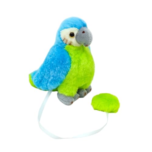 Milisten Realistisches Plüsch Schulterpapagei Weicher Stabil Haftender Vogel für Piratenkostüme Halloween Cosplay Blaues Papageien-Accessoire für Erwachsene Milisten Realistisches Plüsch Schulterpapagei Weicher Stabil Haftender Vogel für Piratenkostüme Halloween Cosplay Blaues Papageien-Accessoire für Erwachsene von Milisten