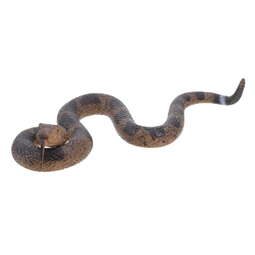 Milisten Realistisches Spielzeug aus künstlichen Schlangen: Gummischlange, realistisches Klapperschlangenspielzeug für den Garten, Aprilscherz-Partygeschenke oder Halloween-Dekorationsrequisiten Milisten Realistisches Spielzeug aus künstlichen Schlangen: Gummischlange, realistisches Klapperschlangenspielzeug für den Garten, Aprilscherz-Partygeschenke oder Halloween-Dekorationsrequisiten von Milisten
