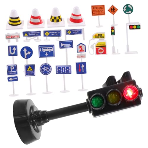 Milisten Teiliges Verkehrszeichen Spielzeugset mit Ampelmodell Pädagogisches Verkehrslernspielzeug zur Sicherheitserziehung und Kreativem Rollenspiel für Eltern Junge Mädchen Interaktion Milisten Teiliges Verkehrszeichen Spielzeugset mit Ampelmodell Pädagogisches Verkehrslernspielzeug zur Sicherheitserziehung und Kreativem Rollenspiel für Eltern Junge Mädchen Interaktion von Milisten