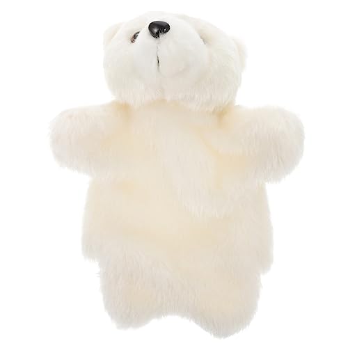 Milisten Eisbären Handpuppe Aus Plüsch Cartoon Tier Handpuppe Spielzeug Für Junge Mädchen Eltern - Junge Mädchen Plüschtier Interaktives Spielzeug Stofftier Bär Milisten Eisbären Handpuppe Aus Plüsch Cartoon Tier Handpuppe Spielzeug Für Junge Mädchen Eltern - Junge Mädchen Plüschtier Interaktives Spielzeug Stofftier Bär von Milisten