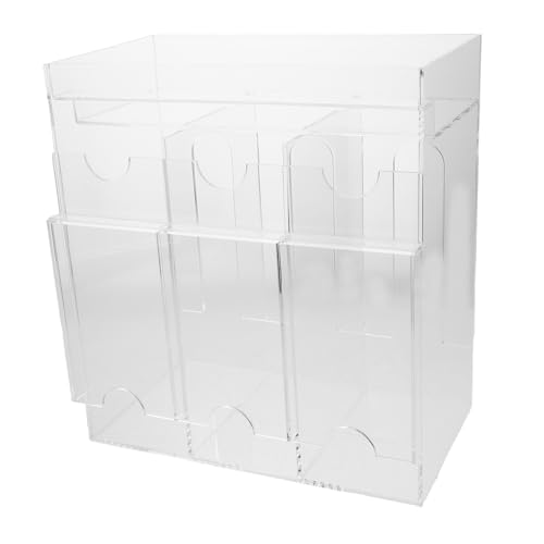 Milisten Transparenter Acryl Kartenaufbewahrungskasten mit Schwerkraft-Spender Vielseitiger Kartensortierer und Booster-Organizer für Trading Cards Sammelkarten und Namenskarten Klarer Milisten Transparenter Acryl Kartenaufbewahrungskasten mit Schwerkraft-Spender Vielseitiger Kartensortierer und Booster-Organizer für Trading Cards Sammelkarten und Namenskarten Klarer von Milisten