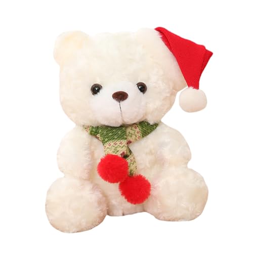 Milisten Weicher Weihnachts Plüschbär Kuscheltier Festtagsdekoration für Tisch Geschenkidee Festliche Weihnachtsatmosphäre Milisten Weicher Weihnachts Plüschbär Kuscheltier Festtagsdekoration für Tisch Geschenkidee Festliche Weihnachtsatmosphäre von Milisten