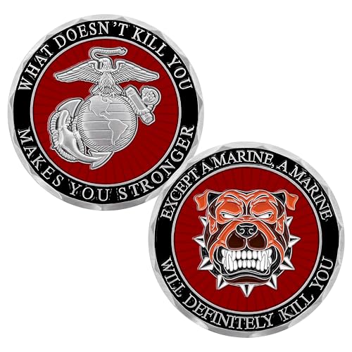 Military Gift Shop USMC Challenge Coins (USMC What Coin) von Military Gift Shop