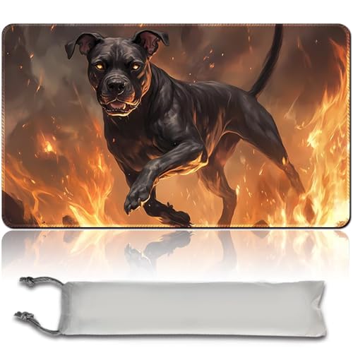 MTG PlayMat, 60 x 35 cm TCG PlayMat Stitched Edges Trading Card Game Play Mats with Storage Bag Smooth Rubber Surface Fighting Play Mat (MTG Set 40-1,No Zone) von MilkPlaymat