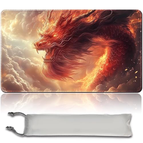 MTG PlayMat, 60 x 35 cm TCG PlayMat Stitched Edges Trading Card Game Play Mats with Storage Bag Smooth Rubber Surface Fighting Play Mat (MTG Set 40-10,No Zone) von MilkPlaymat