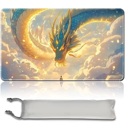 MTG PlayMat, 60 x 35 cm TCG PlayMat Stitched Edges Trading Card Game Play Mats with Storage Bag Smooth Rubber Surface Fighting Play Mat (MTG Set 40-6,No Zone) von MilkPlaymat