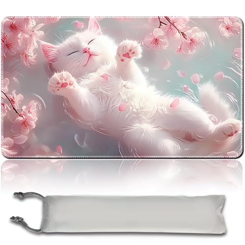 MTG PlayMat, 60 x 35 cm TCG PlayMat Stitched Edges Trading Card Game Play Mats with Storage Bag Smooth Rubber Surface Fighting Play Mat (MTG Set 40-7,No Zone) von MilkPlaymat