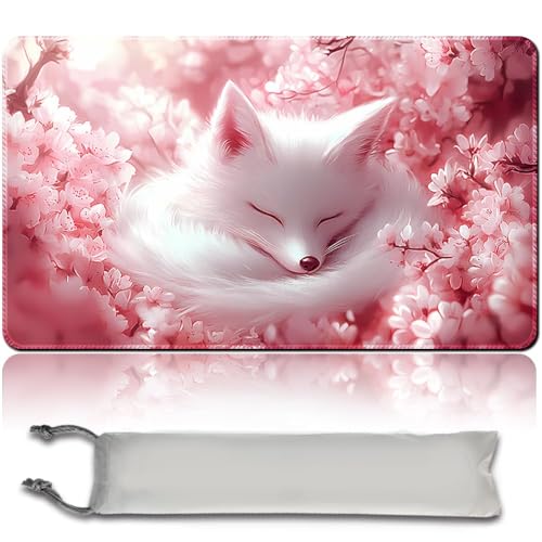 MTG PlayMat, 60 x 35 cm TCG PlayMat Stitched Edges Trading Card Game Play Mats with Storage Bag Smooth Rubber Surface Fighting Play Mat (MTG Set 40-8,No Zone) von MilkPlaymat