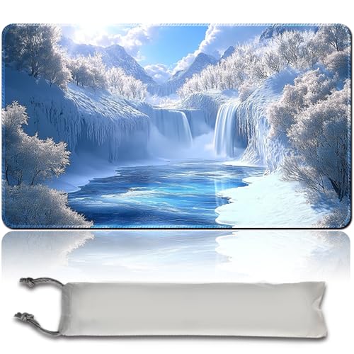 MTG Playmat TCG Playmat Board Game Card Game Trading Card Game Playing Mat Desk Mat Original Hand Painted Sewn Edges Smooth Surface Rubber Base 60 x 35 cm (MTG Set 44-10,No Zone) von MilkPlaymat