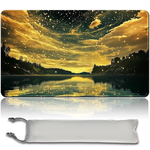 MTG Playmat TCG Playmat Board Game Card Game Trading Card Game Playing Mat Desk Mat Original Hand Painted Sewn Edges Smooth Surface Rubber Base 60 x 35 cm (MTG Set 44-2,No Zone) von MilkPlaymat