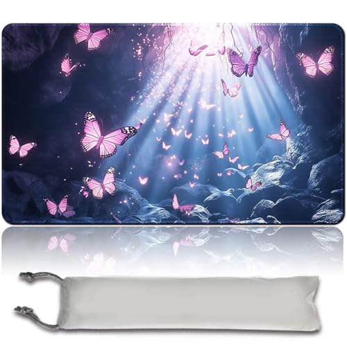 MTG Playmat TCG Playmat Board Game Card Game Trading Card Game Playing Mat Desk Mat Original Hand Painted Sewn Edges Smooth Surface Rubber Base 60 x 35 cm (MTG Set 44-6,No Zone) von MilkPlaymat