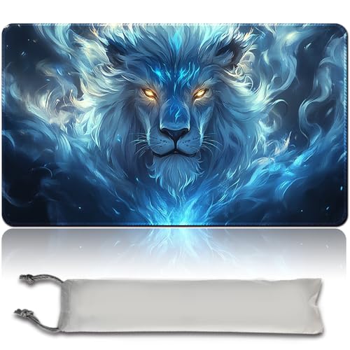 MTG Playmat TCG Playmat Board Game Card Game Trading Card Game Playing Mat Desk Mat Original Hand Painted Sewn Edges Smooth Surface Rubber Base 60 x 35 cm (MTG Set 44-7,No Zone) von MilkPlaymat